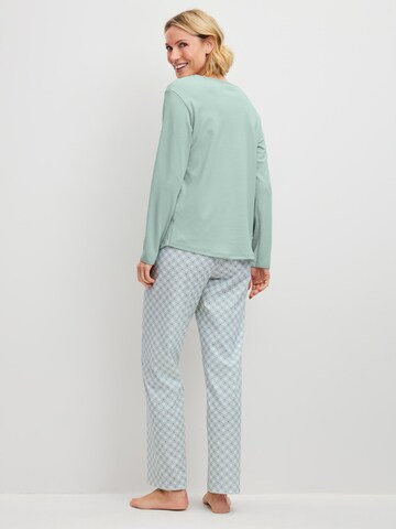 CALIDA Pyjama 'Sweet Dreams' in Groen
