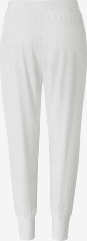 CURARE Yogawear Slimfit Sporthose in Weiß