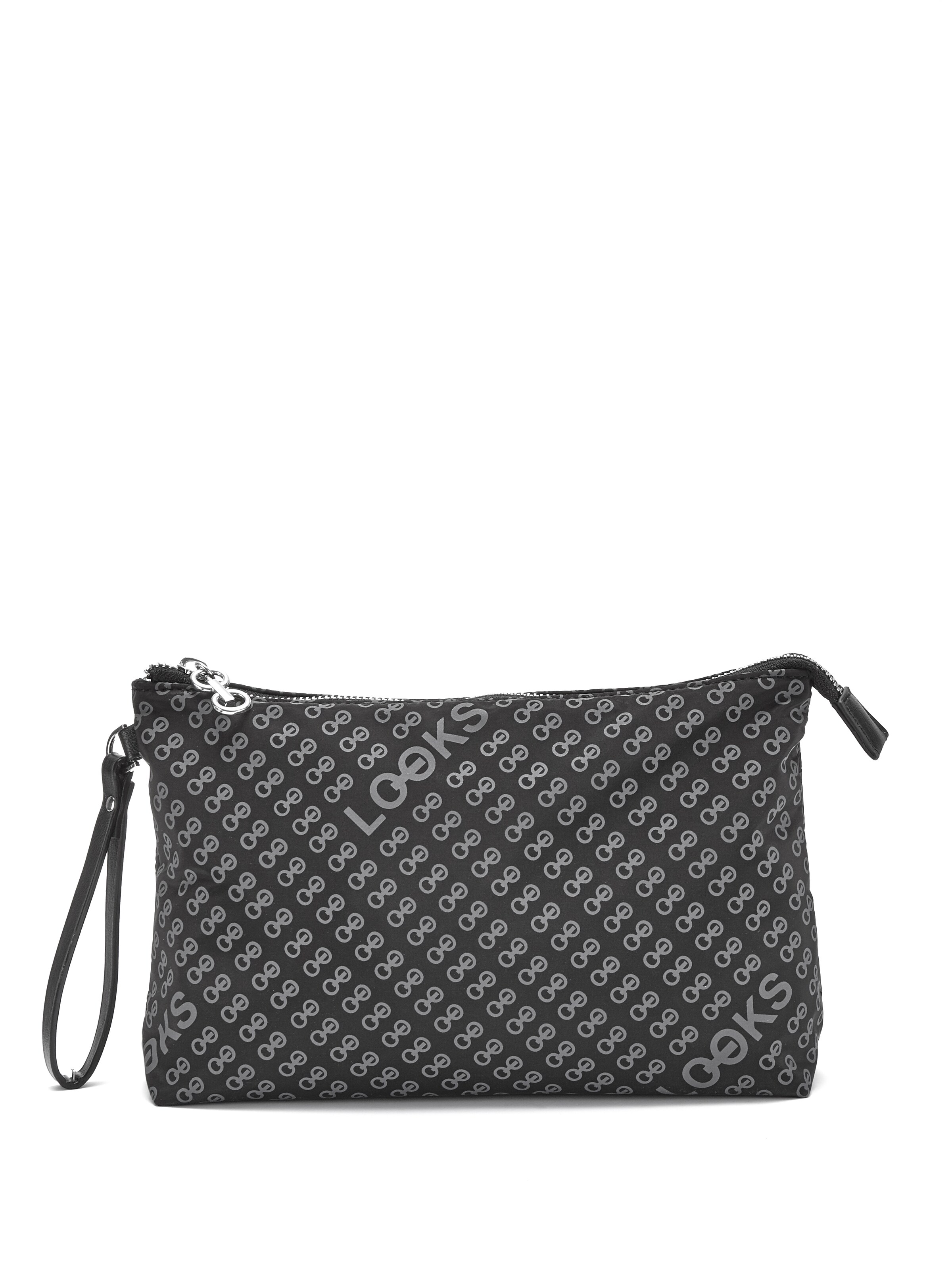 Trousse de maquillage LOOKS by Wolfgang Joop en gris : devant