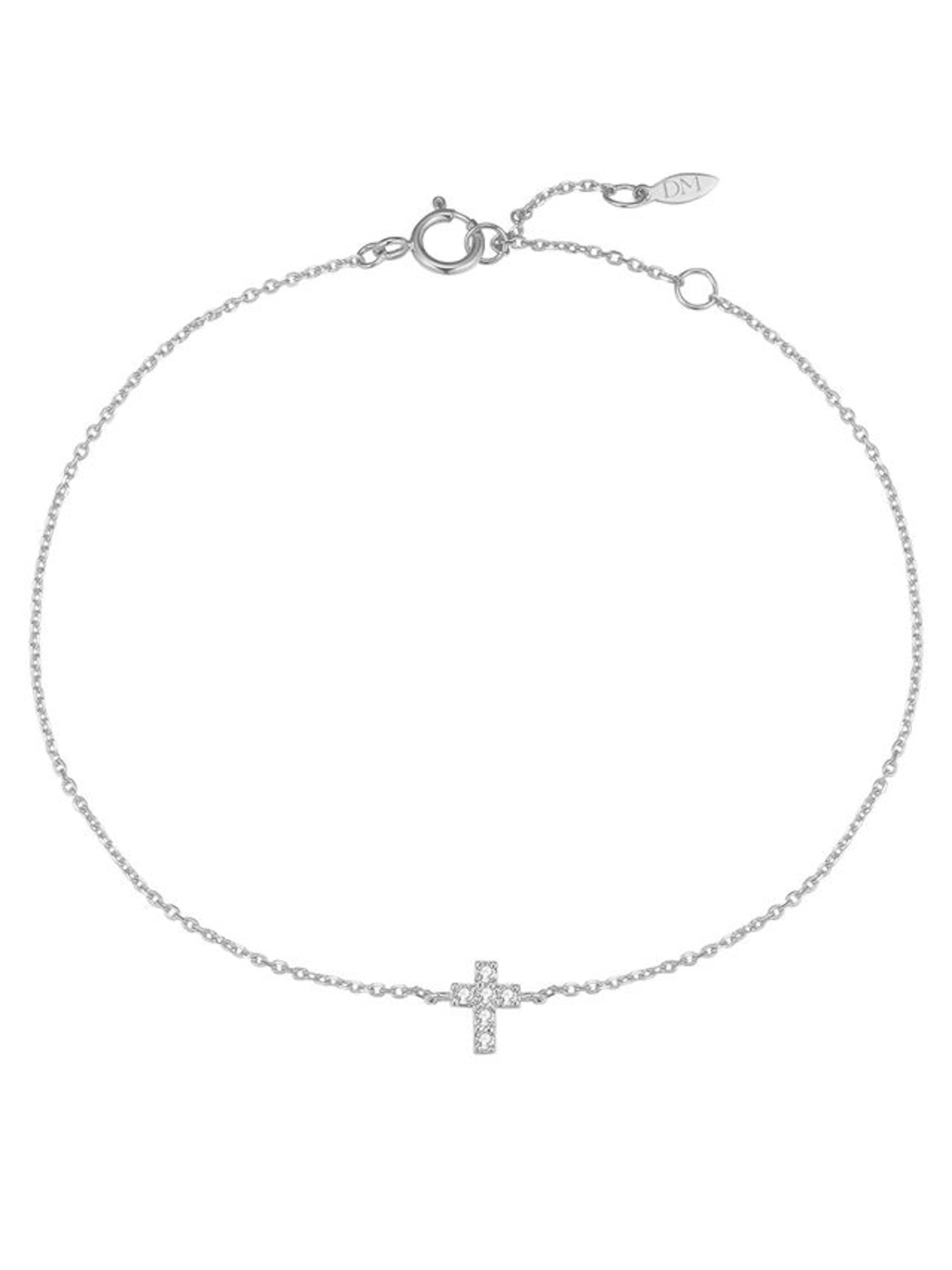 Dear Me Armband 'Hope' in Zilver: voorkant