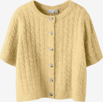 NAME IT - Cárdigan 'NMFNALISA' en amarillo: frente
