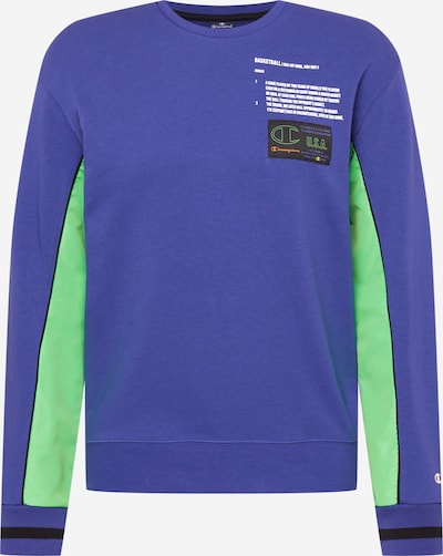 Champion Authentic Athletic Apparel Sweatshirt in de kleur Royal blue/koningsblauw / Lichtgroen / Sinaasappel / Zwart / Wit, Productweergave