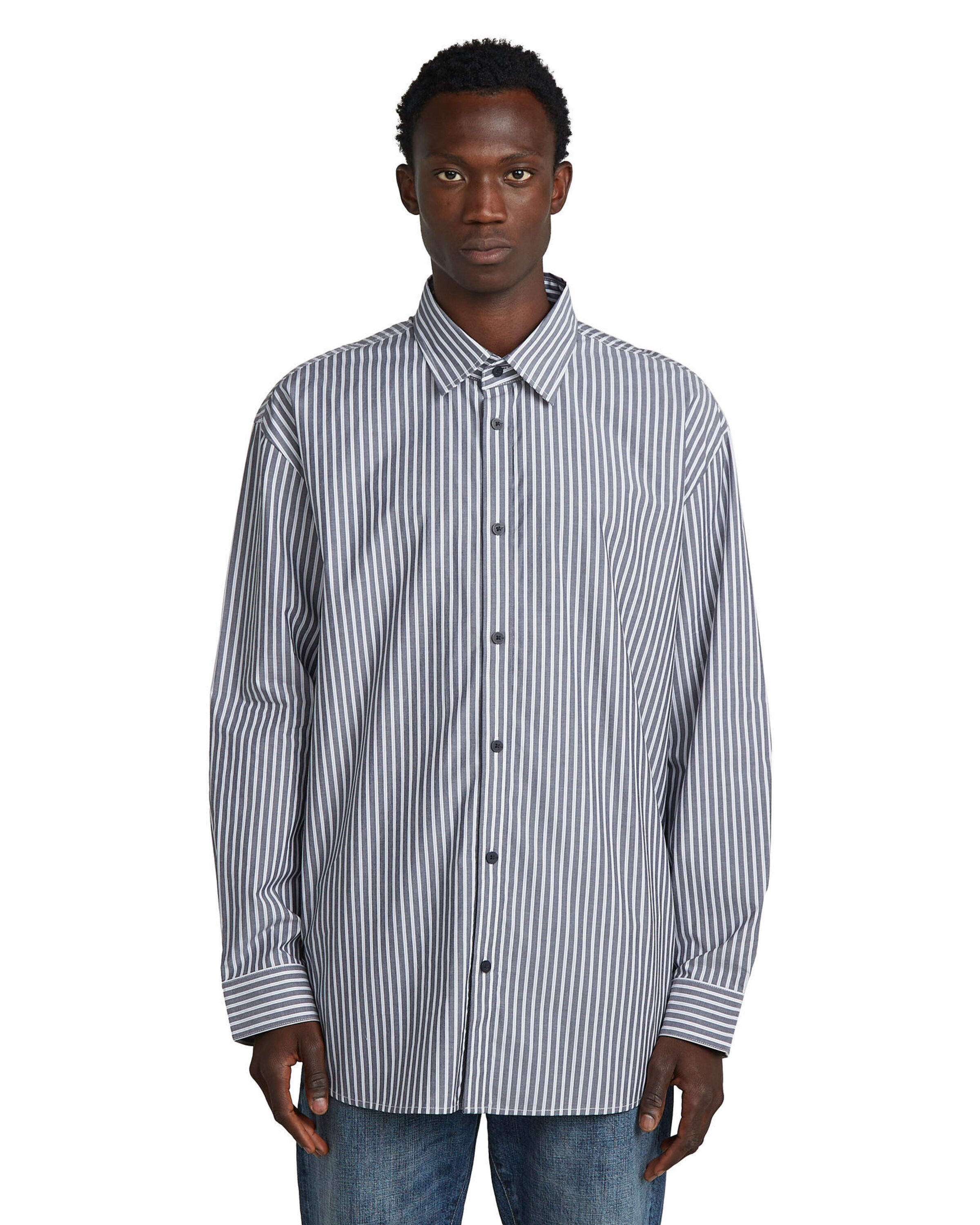 G-STAR Comfort fit Button Up Shirt in Grey: front