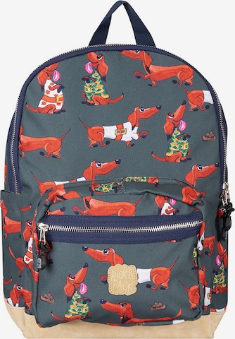 Pick & Pack Backpack 'Wiener M' in Blue: front