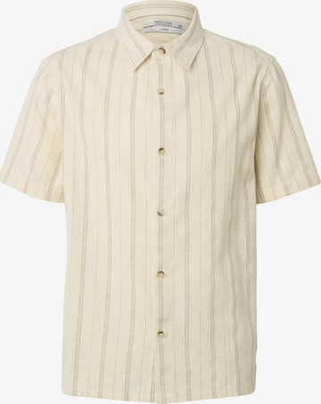 Coupe regular Chemise 'Juliano' INDICODE JEANS en beige : devant