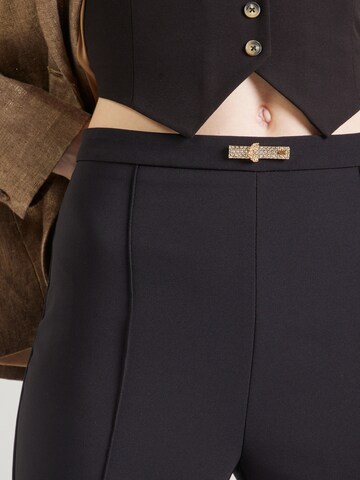 Elisabetta Franchi Flared Trousers in Black