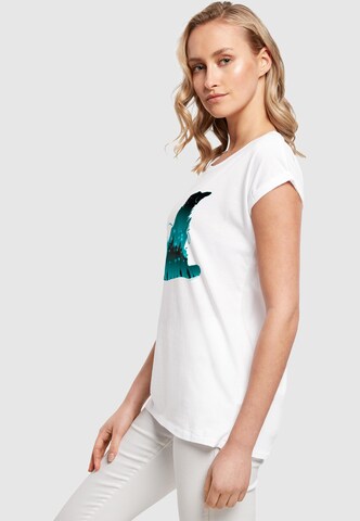 T-shirt 'Harry Potter - Hogwarts' ABSOLUTE CULT en blanc
