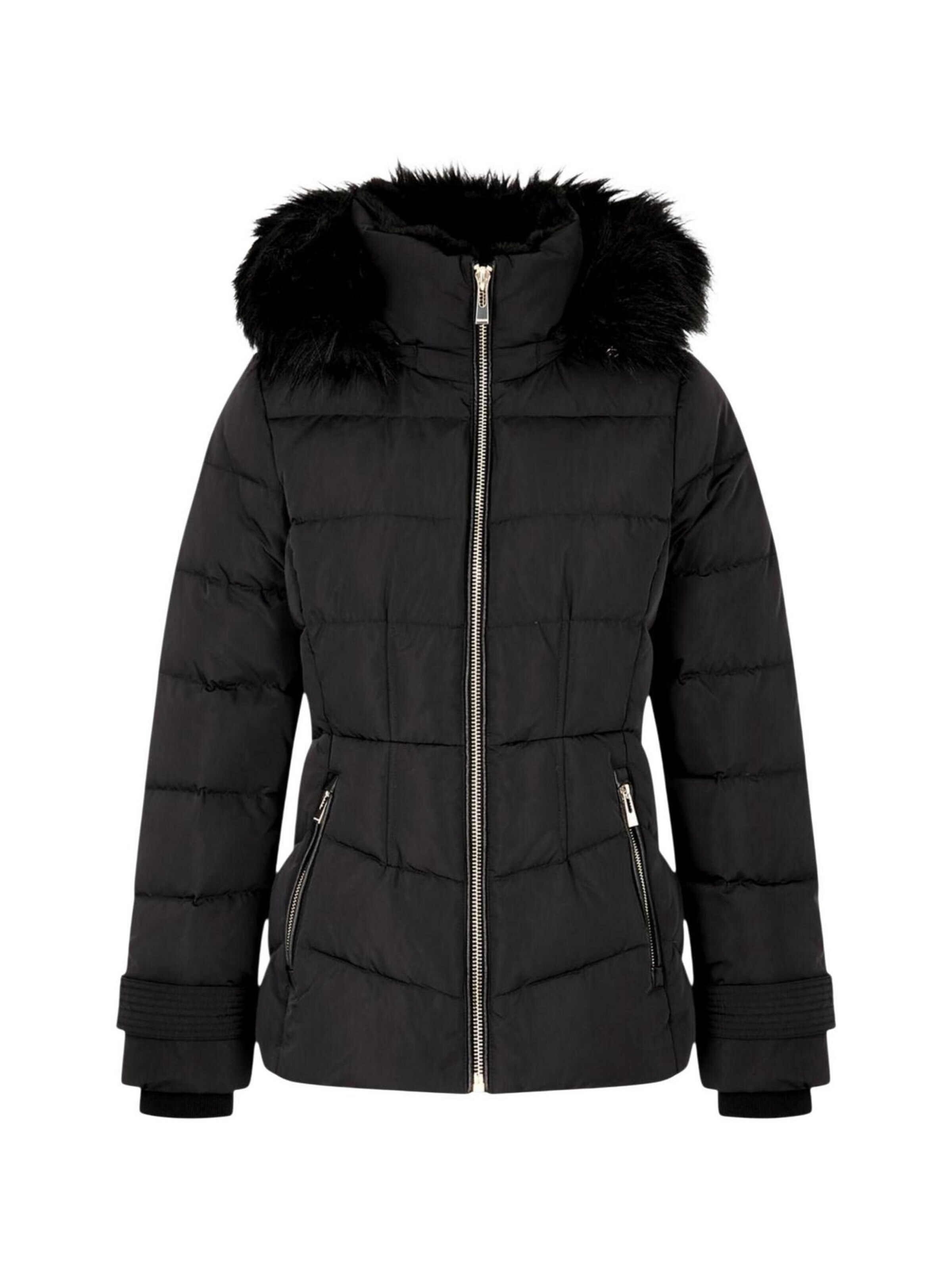 Morgan De Toi Winterjas '252-GITELA' in Zwart: voorkant
