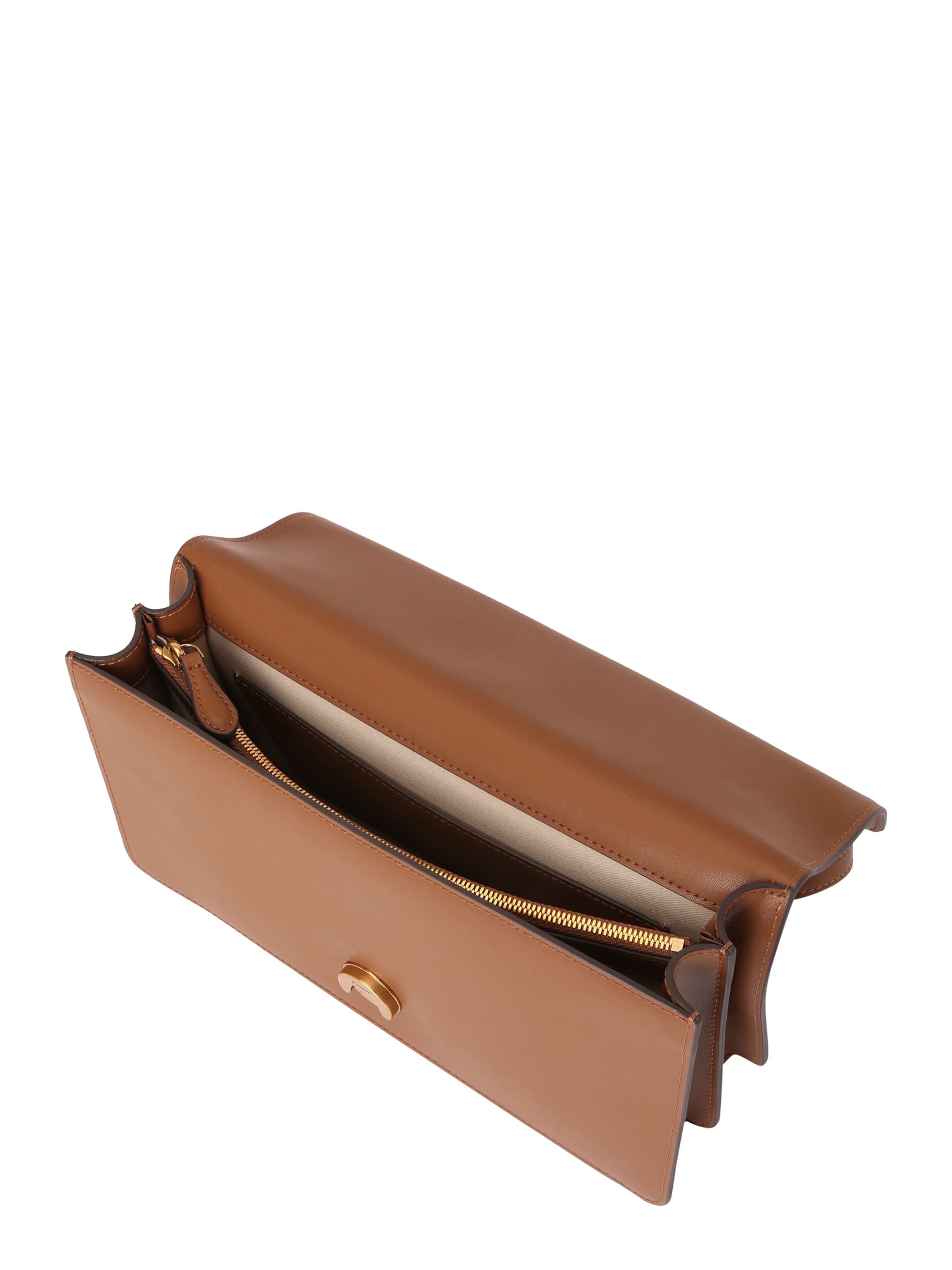 PINKO - Bolso de hombro 'LOVE ONE CLASSIC' en marrón