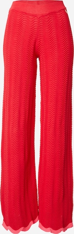 Harper & YveWide Leg/ Široke nogavice Hlače - crvena boja: prednji dio