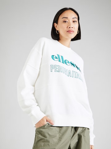ELLESSE Sweatshirt in Wit: voorkant
