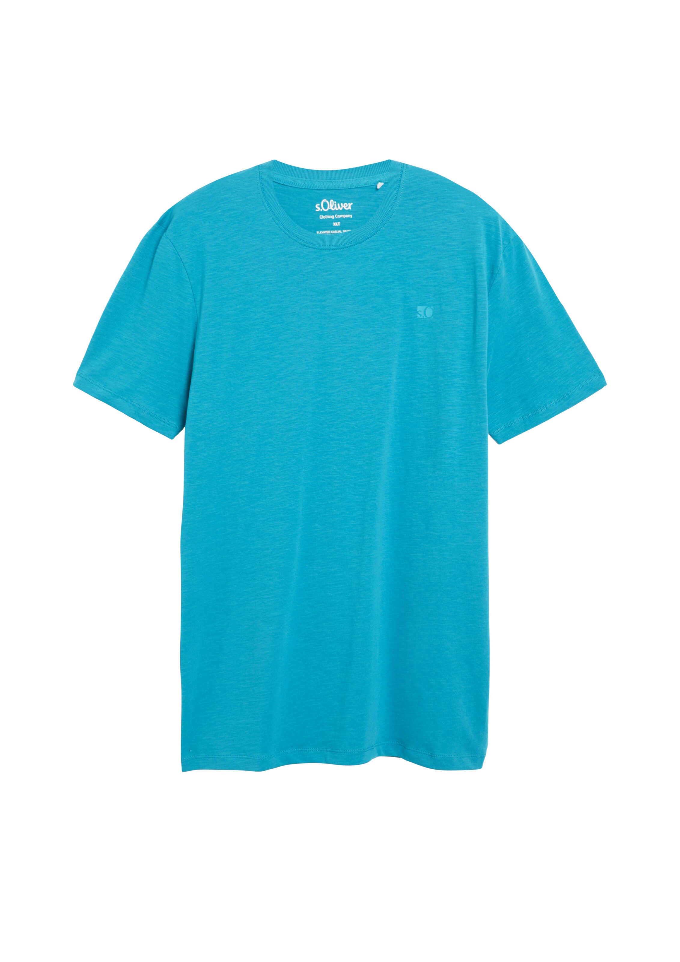 T-Shirt s.Oliver Men Tall Sizes en bleu : devant