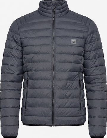 Carrera Jeans Outdoorjacke 'Upright-Collar' in Grau: Vorderseite