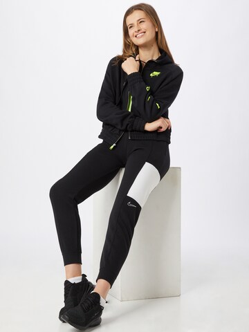 Nike Sportswear Zip-Up Hoodie in Black