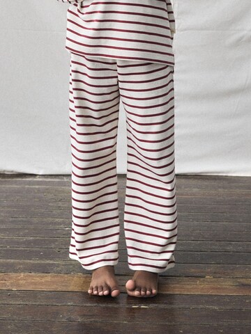 NAME IT Wide leg Broek in Wit: voorkant