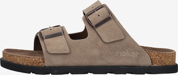 Rieker Pantolette in Beige: Vorderseite