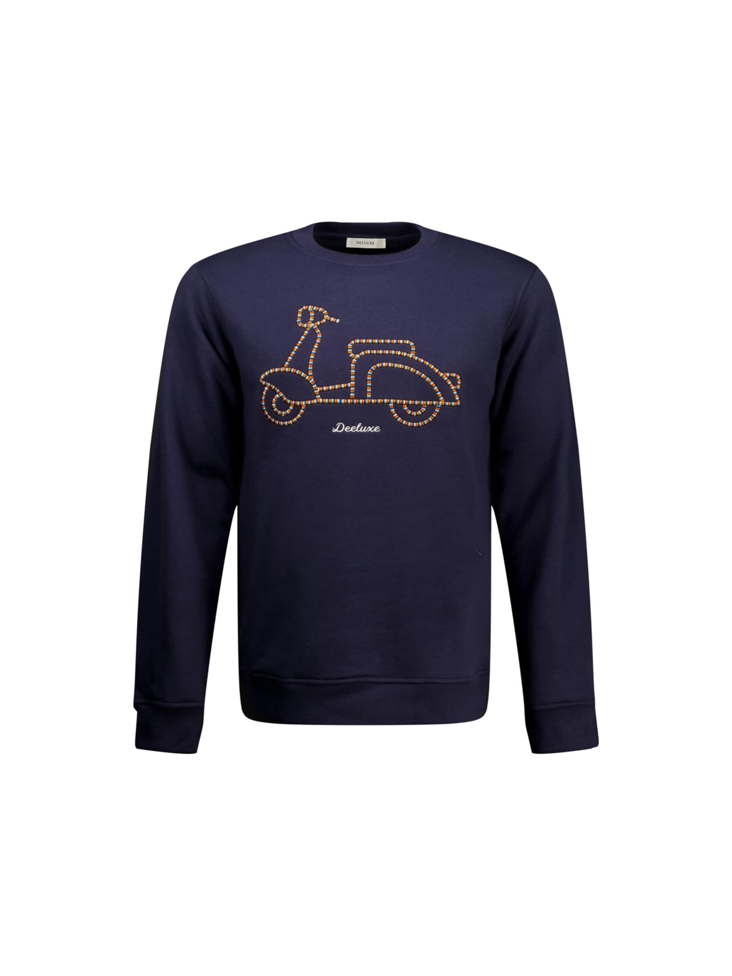 Deeluxe Sweatshirt in Blauw: voorkant