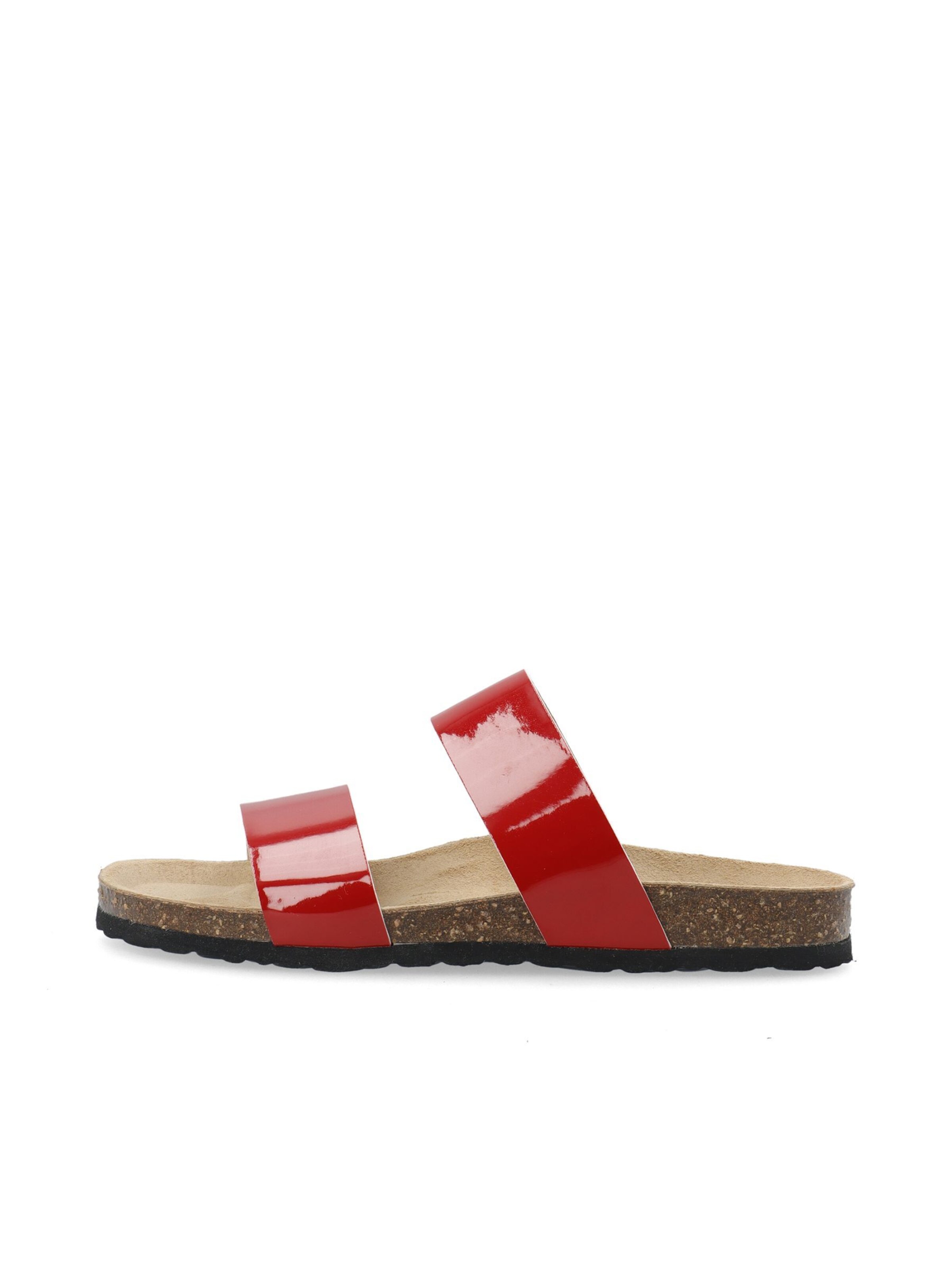 Bianco Mule 'Betricia' in Red: front