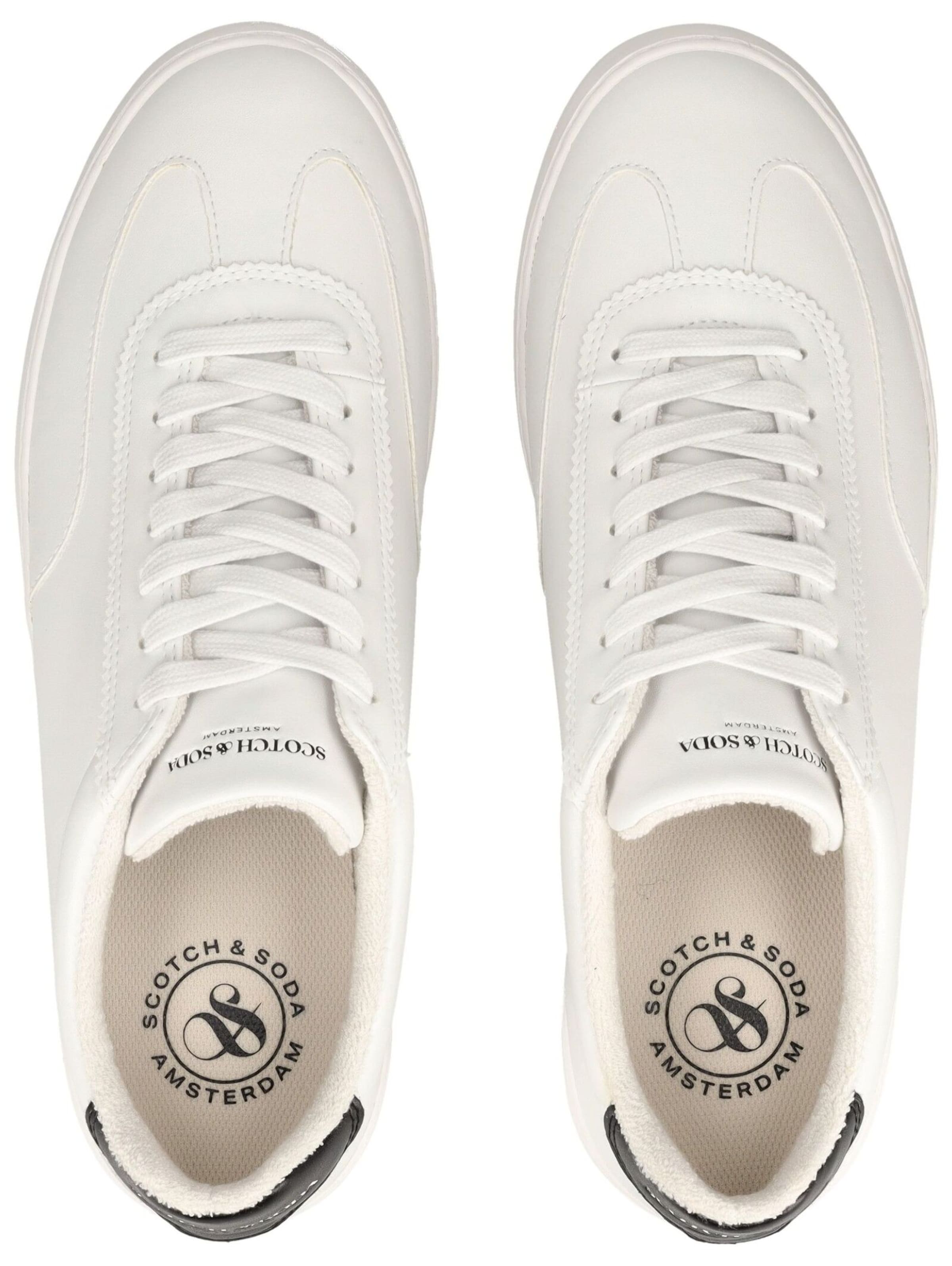 SCOTCH & SODA Platform trainers in White