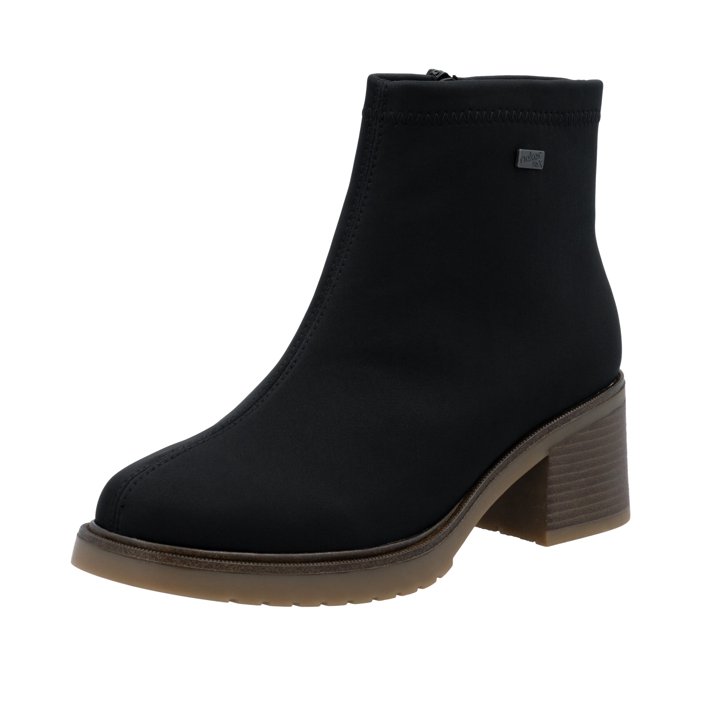 Rieker Stiefelette in Schwarz: Vorderseite