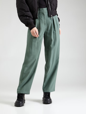 ABOUT YOU Wide leg Pants 'Mira' in Green: front