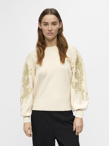 OBJECT Pullover 'Joana' i beige: forside