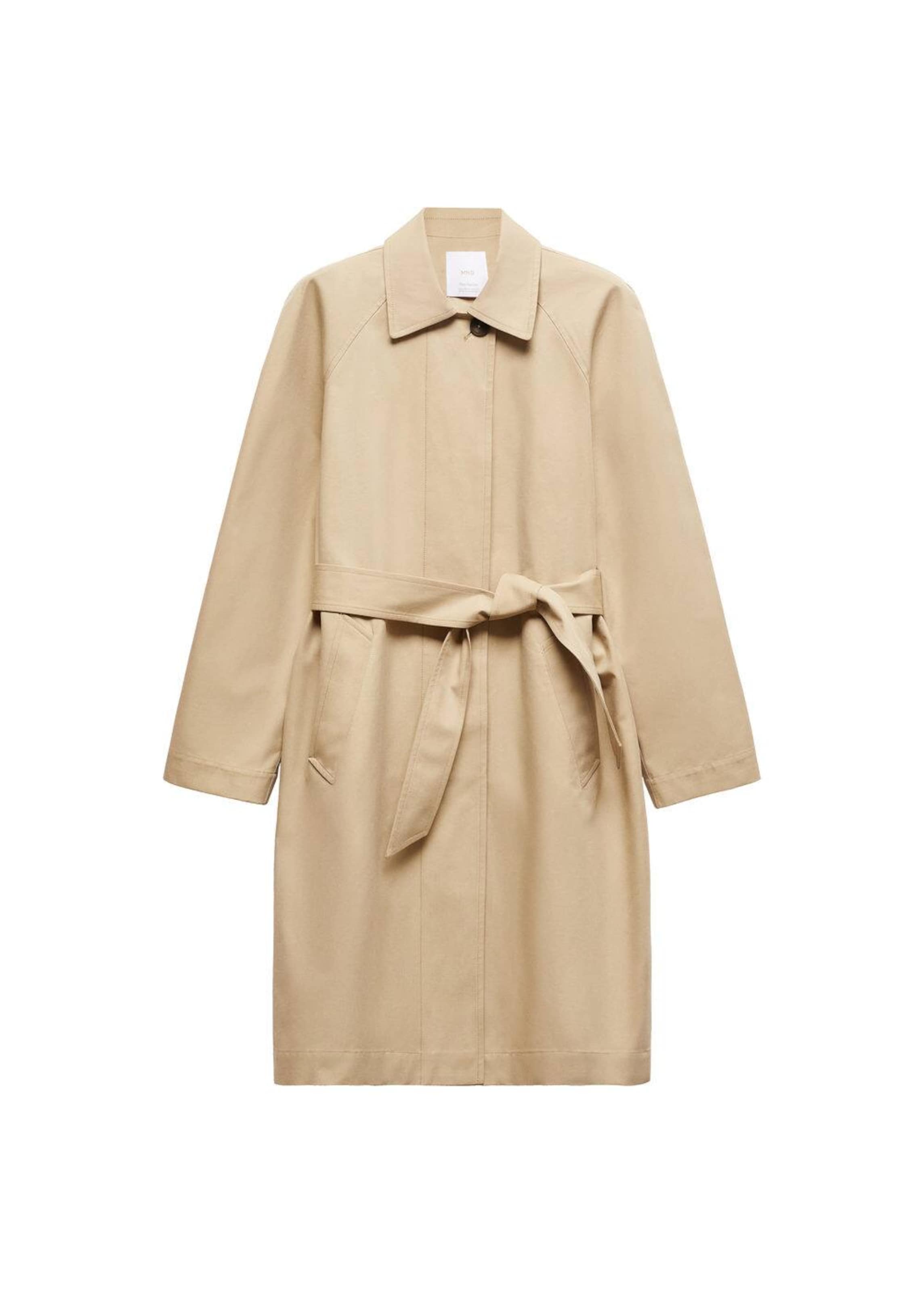 MANGO Преходно палто 'Classic' в бежово: отпред