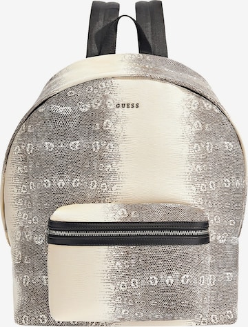 GUESS Backpack 'Evening' in Silver: front