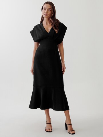 Tussah Kleid 'EMANI' in Schwarz