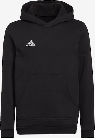 Felpa sportiva 'Entrada 22 Sweat' di ADIDAS PERFORMANCE in nero: frontale