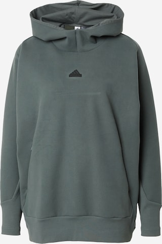 ADIDAS SPORTSWEAR - Sweatshirt de desporto 'Z.N.E.' em verde: frente