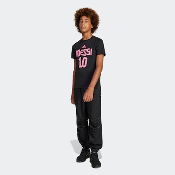 ADIDAS PERFORMANCE Performance Shirt 'Messi Name And Number' in Black