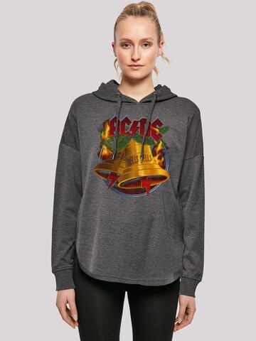 F4NT4STIC Sweatshirt 'ACDC' in Grey: front