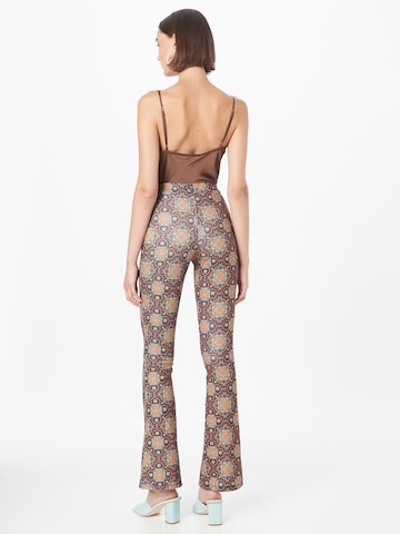 Nasty Gal Flared Trousers in Mixed colours