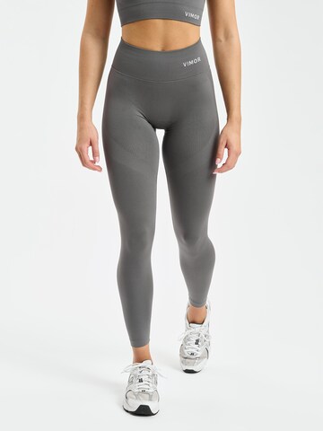 Vimor Skinny Leggings 'Joy Scrunch' in Grey: front