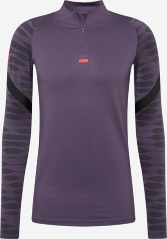 NIKE Performance shirt 'Strike' in Purple: front