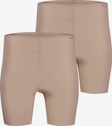 Skiny Skinny Shorts ' Modal Invisible ' in Beige: Vorderseite