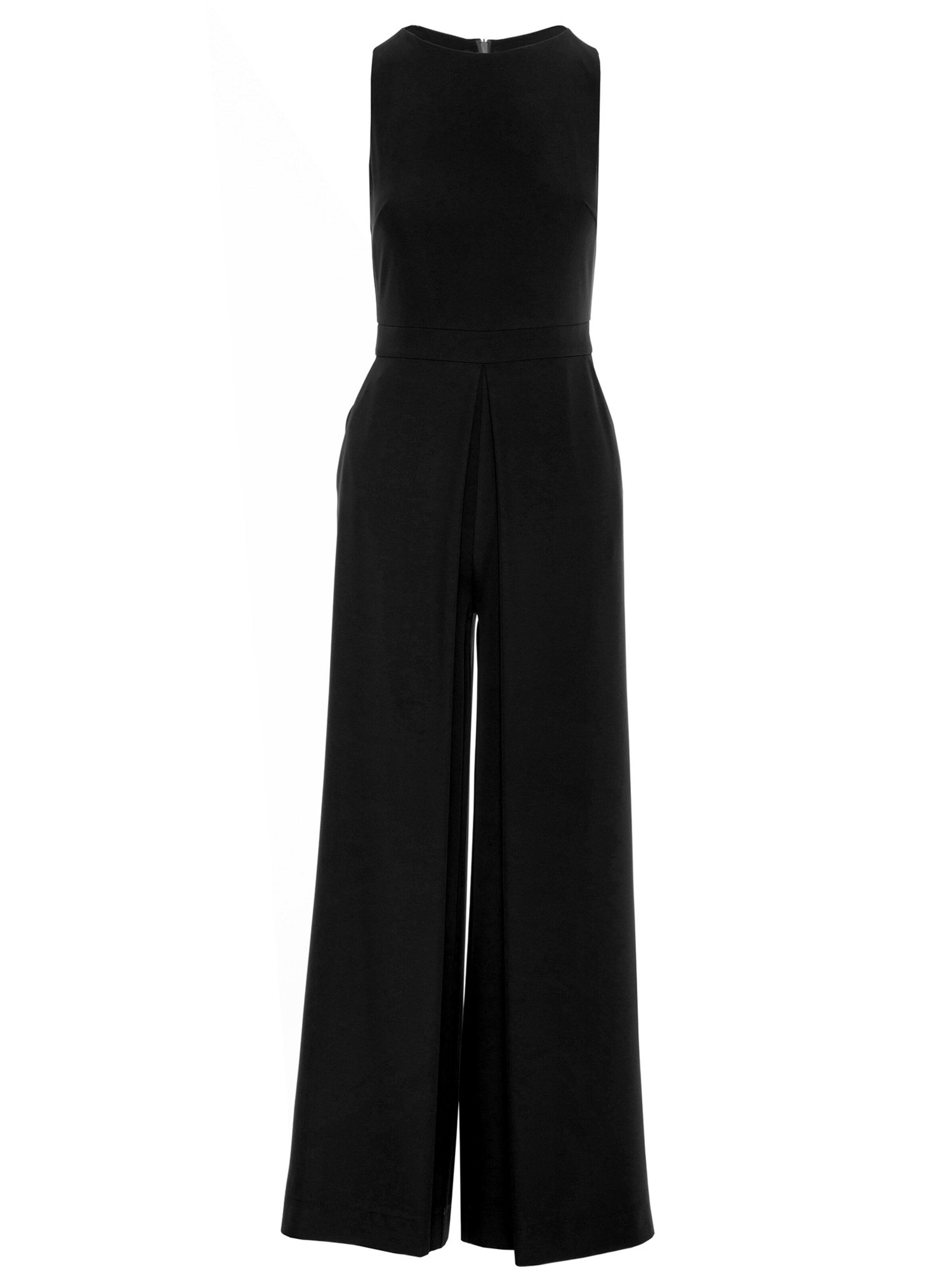 Makover Jumpsuit ' K184 ' in Schwarz: Vorderseite