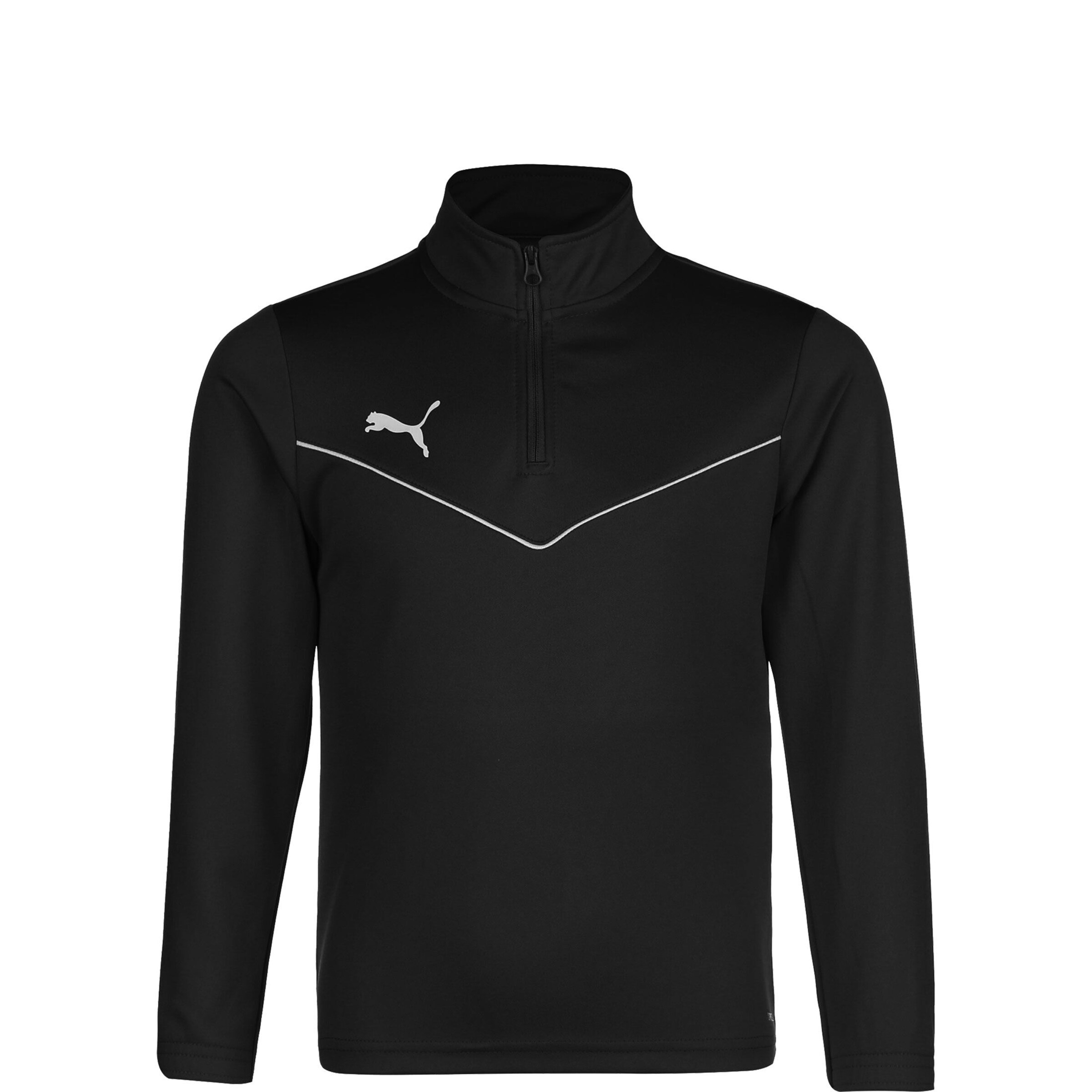 Sweat de sport 'TeamRise' PUMA en noir : devant