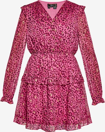 Robe faina en rose : devant