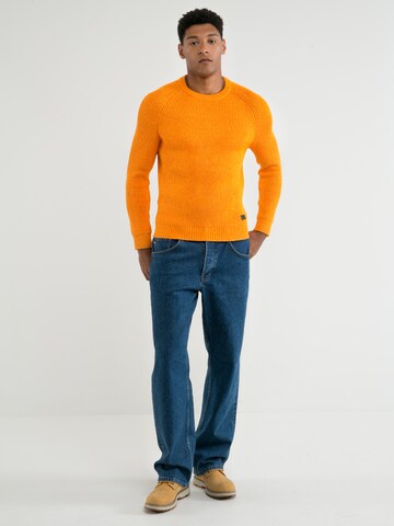 BIG STAR Sweater ' OLSON ' in Orange