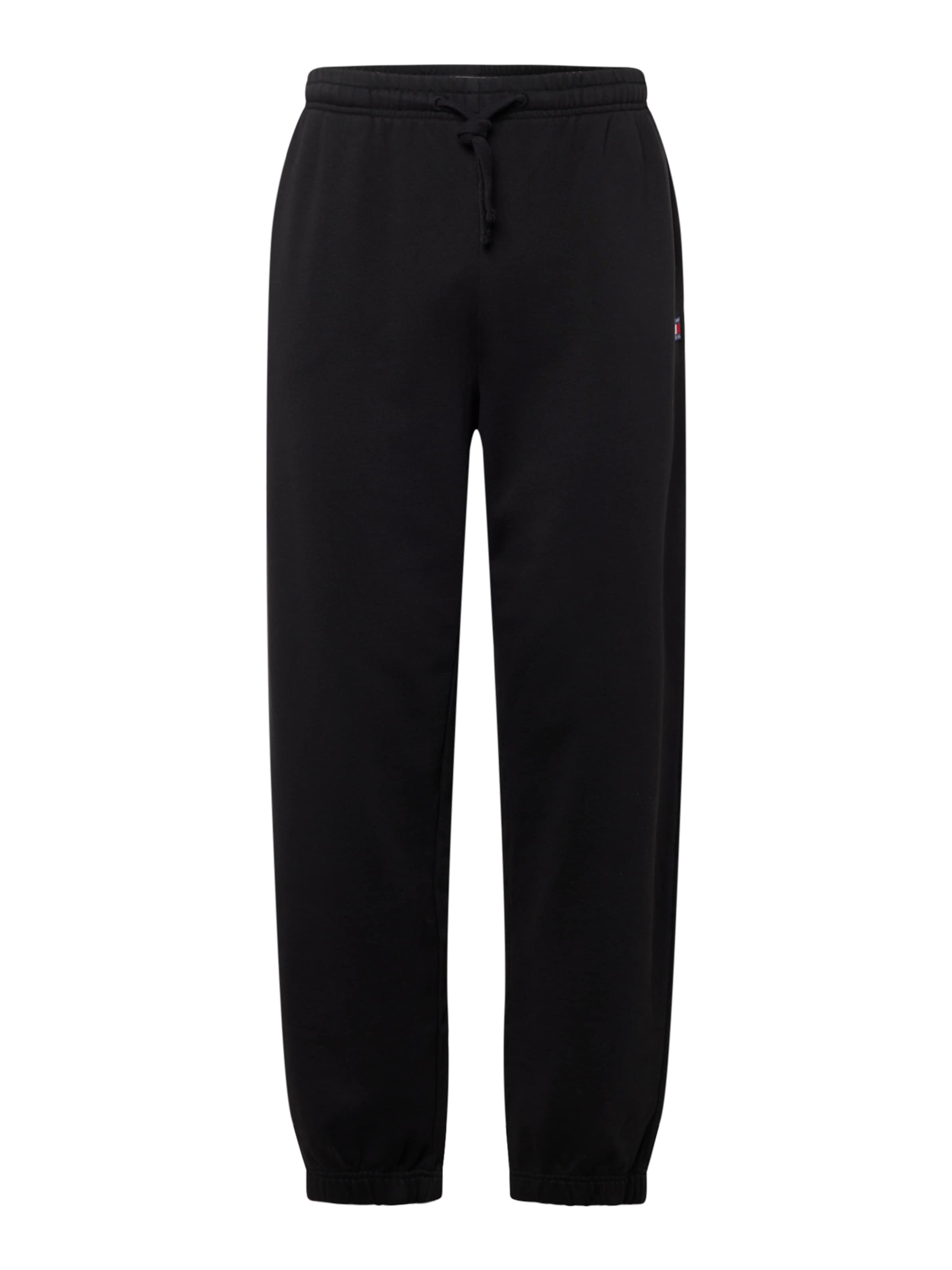 Effilé Pantalon Tommy Jeans en noir : devant