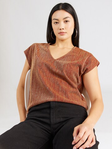 VERO MODA Blouse 'ELMA' in Oranje: voorkant