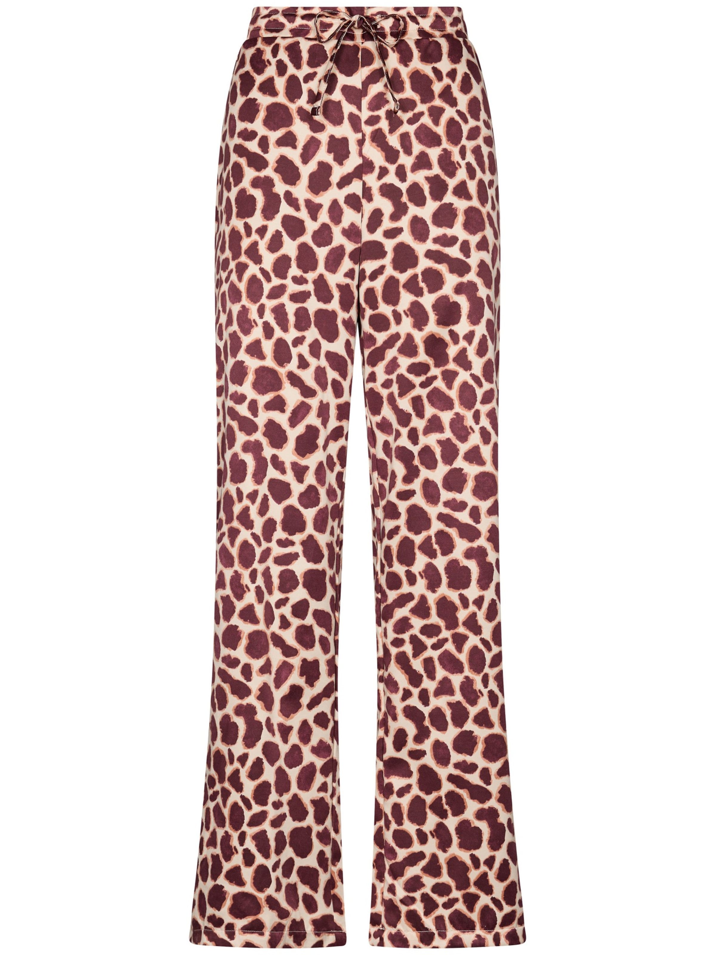 Pastunette Pyjama 'Premium - Satin Wild' in Lila