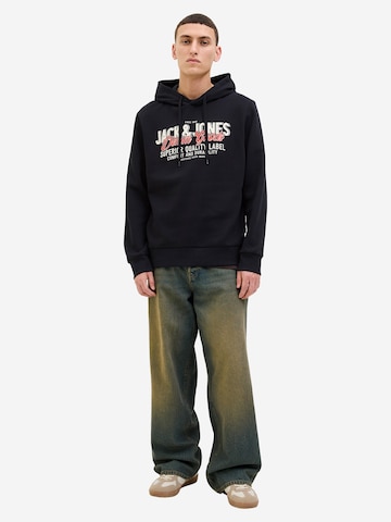 Felpa 'Logo' di JACK & JONES in nero