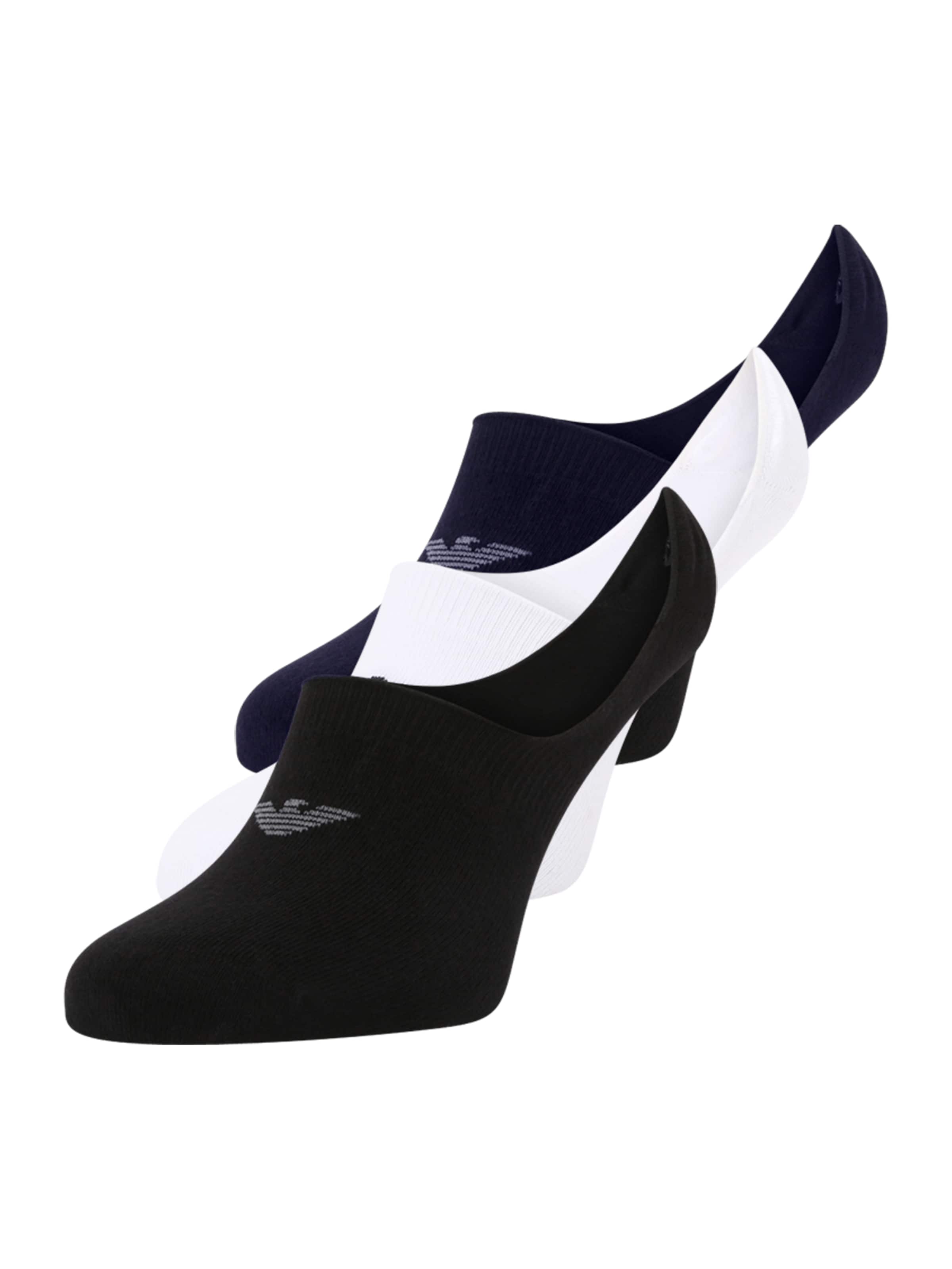 Chaussure basse Emporio Armani en noir : devant