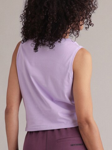 Hey Honey - Top 'Cropped' en lila