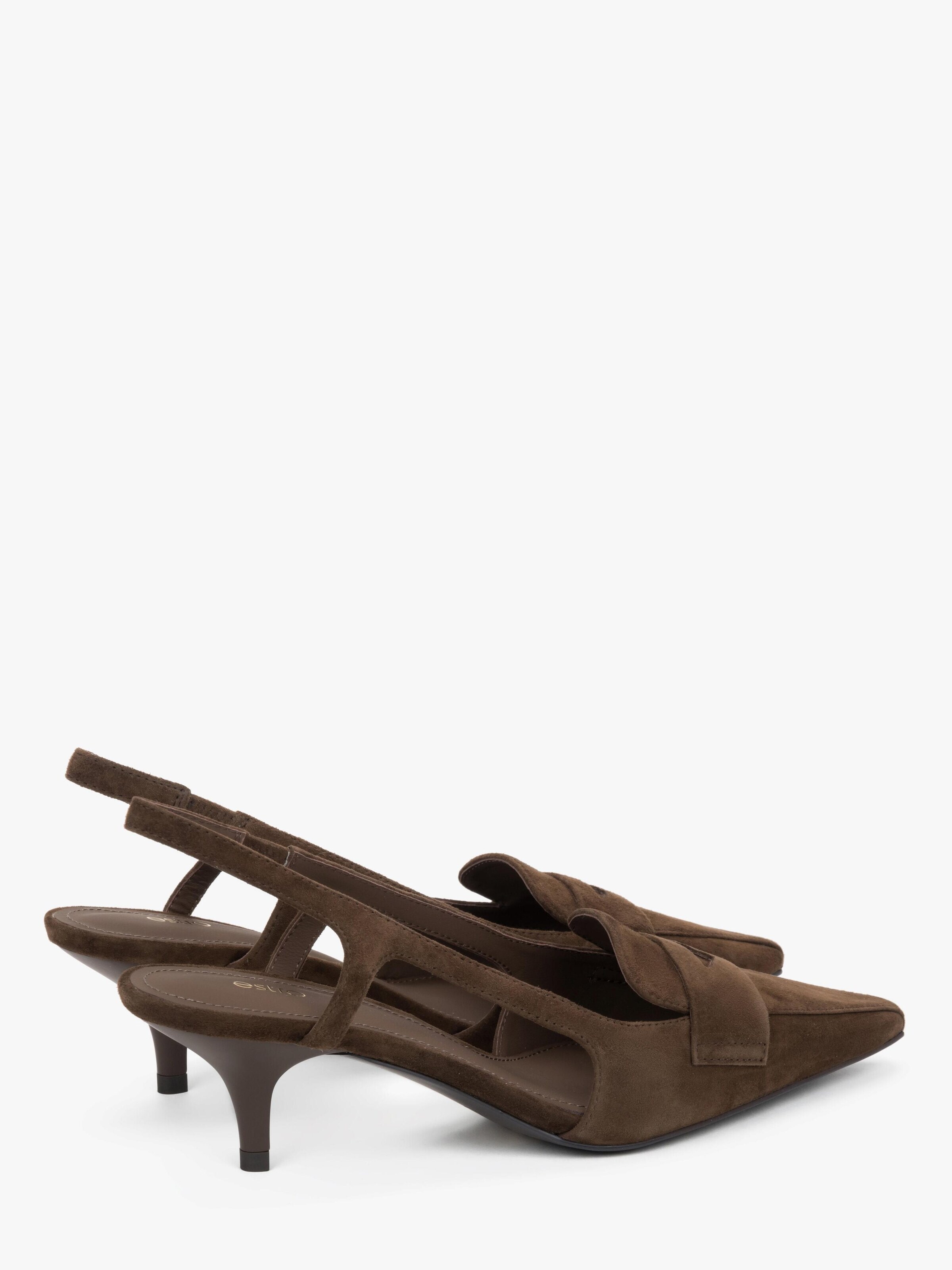 Estro Slingback pumps i brun