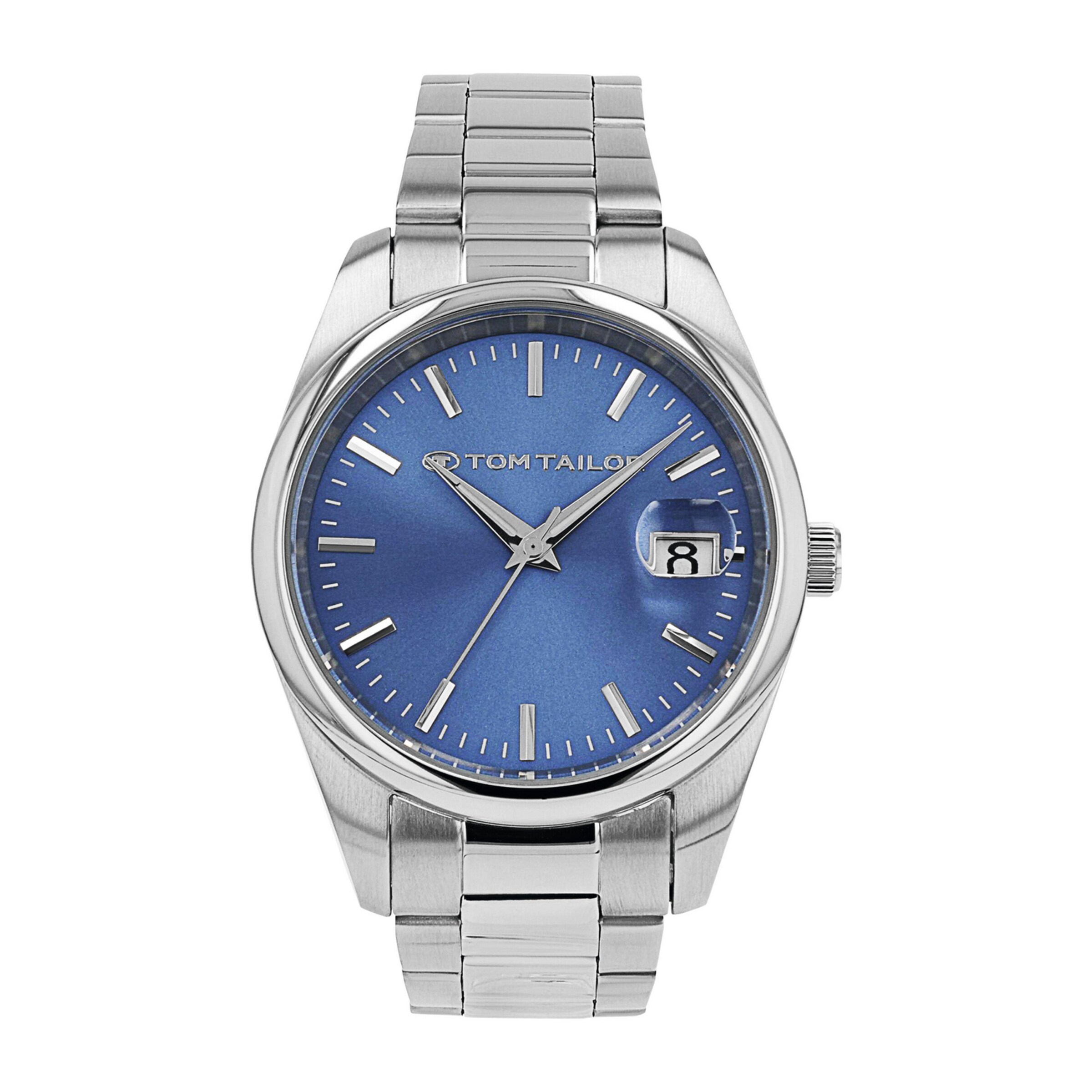 TOM TAILOR Uhr in Blau: Vorderseite
