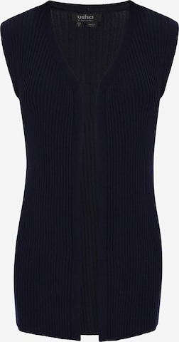 usha BLACK LABEL - Colete de malha 'Classic' em azul: frente